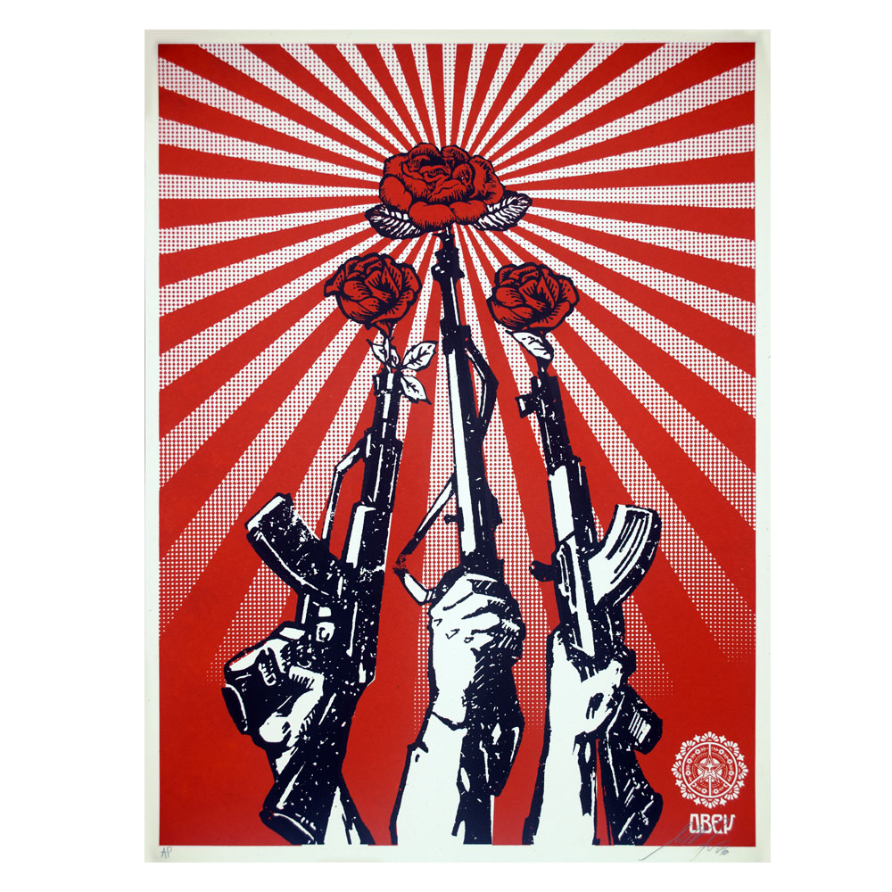 GUNS AND ROSES - SHEPARD FAIREY, OBEY | UPLAB